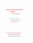 Research paper thumbnail of History of Unani Medicine in Dehli 17th Century to 20th Century