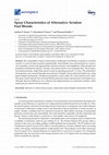 Research paper thumbnail of Spray Characteristics of Alternative Aviation Fuel Blends