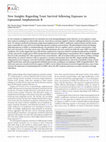 Research paper thumbnail of New insights regarding yeast survival following exposure to liposomal amphotericin B