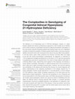 Research paper thumbnail of The Complexities in Genotyping of Congenital Adrenal Hyperplasia: 21-Hydroxylase Deficiency