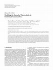 Research paper thumbnail of Modeling the Spread of Tuberculosis in Semiclosed Communities