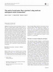 Research paper thumbnail of The push of social pain: Does rejection's sting motivate subsequent social reconnection?