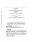 Research paper thumbnail of Point and Potential Symmetries of the Fokker-Planck Equation