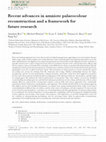 Research paper thumbnail of Recent advances in amniote palaeocolour reconstruction and a framework for future research