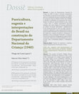 Research paper thumbnail of Puericultura, eugenia e interpretações do Brasil na construção do Departamento Nacional da Criança (1940)