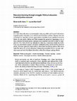 Research paper thumbnail of Educators Learning through Struggle: Political Education in Social Justice Caucuses