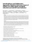 Research paper thumbnail of Interdisciplinary and Collaborative Approaches Needed to Determine Impact of COVID-19 on Older Adults and Aging: CAG/ACG and CJA/RCV Joint Statement