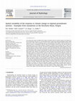 Research paper thumbnail of Spatial variability of the response to climate change in regional groundwater systems – Examples from simulations in the Deschutes Basin, Oregon