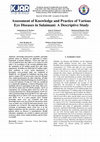 Research paper thumbnail of Assessment of Knowledge and Practice of Various Eye Diseases in Sulaimani: A Descriptive Study