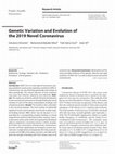 Research paper thumbnail of Genetic Variation and Evolution of the 2019 Novel Coronavirus