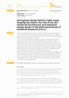 Research paper thumbnail of Portuguese Design History (1960-1974). Shaping the future: the role of the Art, Industrial Architecture and Industrial Design Nuclei of the National Institute of Industrial Research (I.N.I.I.)