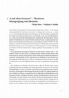 Research paper thumbnail of "Land ohne Grenzen" - Thrakiens Münzprägung und Identität, in: U. Peter, V.F. Stolba (eds.), Thrace - Local Coinage and Regional Identity (Berlin Studies of the Ancient World, 77). Berlin 2021, 3-18