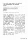 Research paper thumbnail of Unconformity-related U deposits: Recent advances from fluid inclusions and their host minerals