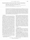 Research paper thumbnail of Thermal Decomposition and Spectroscopic Studies of Preheated Ammonia Borane