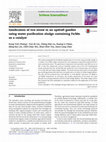 Research paper thumbnail of Gasification of rice straw in an updraft gasifier using water purification sludge containing Fe/Mn as a catalyst