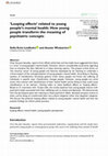 Research paper thumbnail of ‘Looping effects’ related to young people’s mental health: How young people transform the meaning of psychiatric concepts