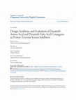 Research paper thumbnail of Design, Synthesis, and Evaluation of Dasatinib-Amino Acid and Dasatinib-Fatty Acid Conjugates as Protein Tyrosine Kinase Inhibitors