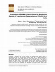 Research paper thumbnail of Evaluation of EWMA Control Charts for Monitoring Spread of Transformed Observations of COVID-19 in India