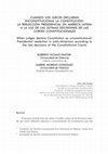 Research paper thumbnail of Cuando los jueces declaran inconstitucional la Constitución: la reelección presidencial en América Latina a la luz de las últimas decisiones de las Cortes constitucionales