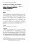 Research paper thumbnail of Nexus and Perception of Customers Toward Conventional Banking Systems