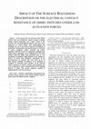 Research paper thumbnail of Impact of the Surface Roughness Description on the Electrical Contact Resistance of Ohmic Switches Under Low Actuation Forces