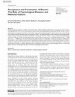 Research paper thumbnail of Acceptance and Penetration of Bitcoin: The Role of Psychological Distance and National Culture