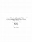 Research paper thumbnail of THE ARCHAEOLOGICAL CURATION CRISIS IN ARIZONA: ANALYSIS AND POSSIBILE SOLUTIONS A Report Prepared by the Governor's Archaeology Advisory Commission Curation Subcommittee