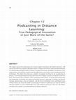 Research paper thumbnail of Podcasting in Distance Learning