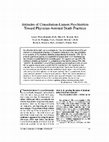 Research paper thumbnail of Attitudes of consultation-liaison psychiatrists toward physician-assisted death practices