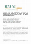 Research paper thumbnail of Water use for irrigation purpose by agriculture holdings as bases for the production of statistical data at river basin district level