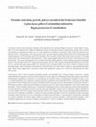 Research paper thumbnail of Parasitic castration, growth, and sex steroids in the freshwater bonefish Cyphocharax gilbert (Curimatidae) infested by Riggia paranensis (Cymothoidea)