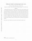 Research paper thumbnail of Diffraction of light by interfering liquid surface waves