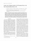 Research paper thumbnail of Lobster Use of Eelgrass Habitat in the Piscataqua River on the New Hampshire/Maine Border, USA