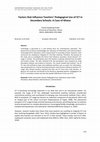 Research paper thumbnail of Factors that Influence Teachers’ Pedagogical Use of ICT in Secondary Schools: A Case of Ghana