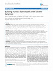 Research paper thumbnail of Building Markov state models with solvent dynamics