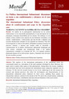 Research paper thumbnail of La Política Internacional Subnacional: apuntes para la comprensión de sus condicionantes y alcances en Argentina | The International Subnational Policy: notes for the understanding of its conditions and scope in Argentina