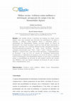 Research paper thumbnail of Mídias sociais, violência contra mulheres e informação: prospecção do campo à luz das humanidades digitais