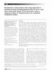 Research paper thumbnail of Romiplostim in adult patients with newly diagnosed or persistent immune thrombocytopenia (ITP) for up to 1 year and in those with chronic ITP for more than 1 year: a subgroup analysis of integrated data from completed romiplostim studies