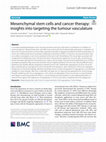 Research paper thumbnail of Mesenchymal stem cells and cancer therapy: insights into targeting the tumour vasculature