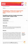 Research paper thumbnail of Posibilidades y límites de la intervención pública dirigida a personas LGBT+ en Chile Possibilities and limits of public intervention aimed at LGBT+ people in Chile