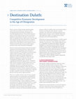 Research paper thumbnail of Destination Duluth: Competitive Economic Development in the Age of Climigration