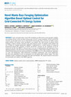 Research paper thumbnail of Novel Manta Rays Foraging Optimization Algorithm Based Optimal Control for Grid-Connected PV Energy System