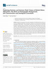 Research paper thumbnail of Exploring Extrinsic and Intrinsic Work Values of British Ethnic Minorities: The Roles of Demographic Background, Job Characteristics and Immigrant Generation