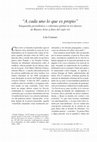 Research paper thumbnail of “A cada uno lo que es propio” Vanguardia periodística y cobertura global en los diarios
de Buenos Aires a fines del siglo xix