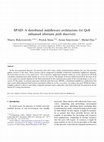 Research paper thumbnail of SPAD: A distributed middleware architecture for QoS enhanced alternate path discovery