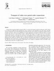 Research paper thumbnail of Transport of video over partial order connections