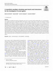 Research paper thumbnail of A naturalistic paradigm simulating gaze-based social interactions for the investigation of social agency