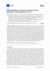 Research paper thumbnail of Differential Roles of Lipin1 and Lipin2 in the Hepatitis C Virus Replication Cycle