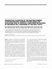 Research paper thumbnail of Prospective validation of the Mart�nez-Gimeno Clinicopathologic Scoring System (MGSS) for evaluating risk of cervical lymph node metastases of squamous cell carcinoma of the oral cavity