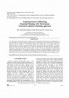 Research paper thumbnail of Exploring Factors Influencing Financial Planning After Retirement: Structural Equation Modeling Approach